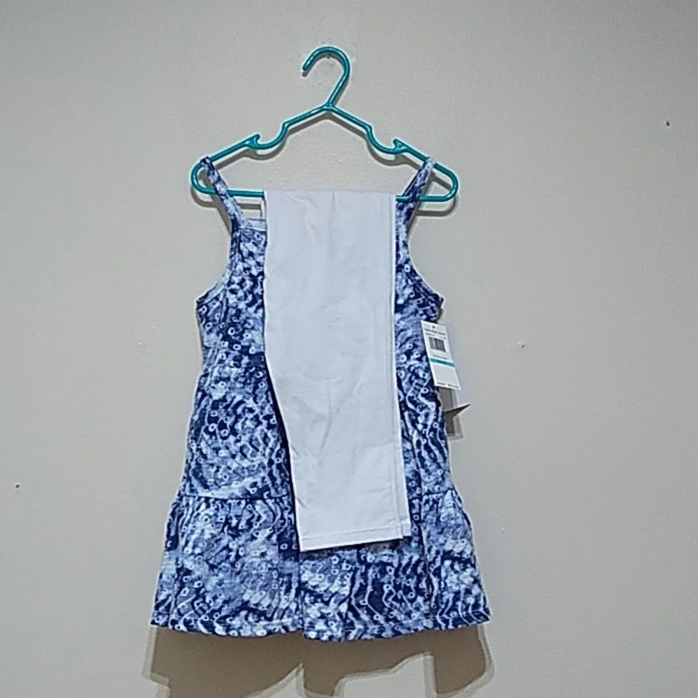 Calvin Klein Little Girl's 2-Piece Tie-Dye Tunic & Leggings